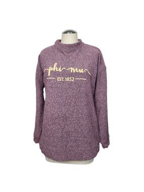 Woolly Threads Mock Neck Sweater M